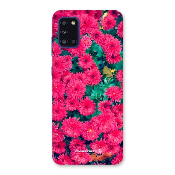 Pink Flowers Back Case for Galaxy A31