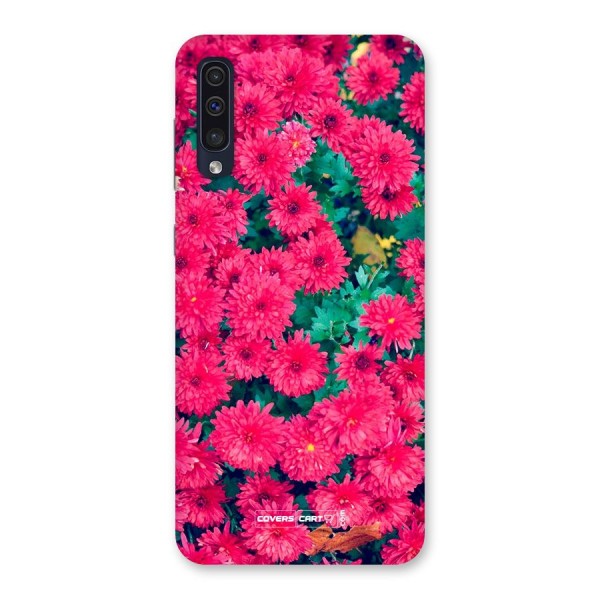 Pink Flowers Back Case for Galaxy A50