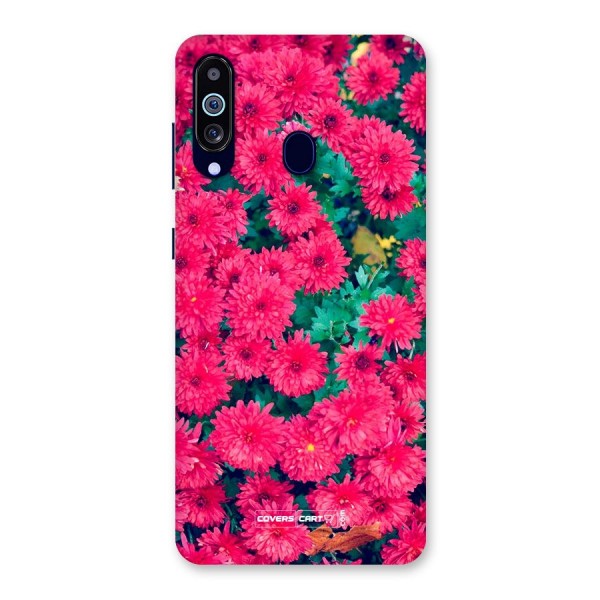 Pink Flowers Back Case for Galaxy A60