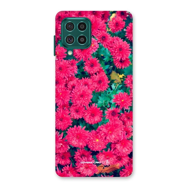 Pink Flowers Back Case for Galaxy F62