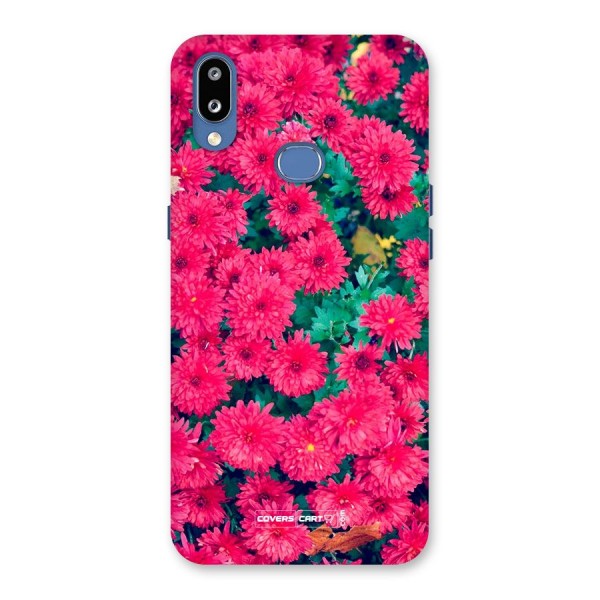 Pink Flowers Back Case for Galaxy M01s