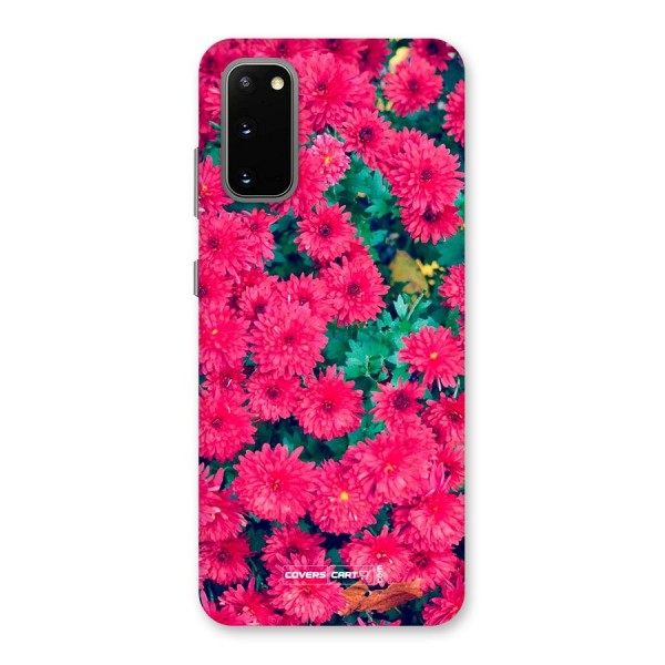 Pink Flowers Back Case for Galaxy S20