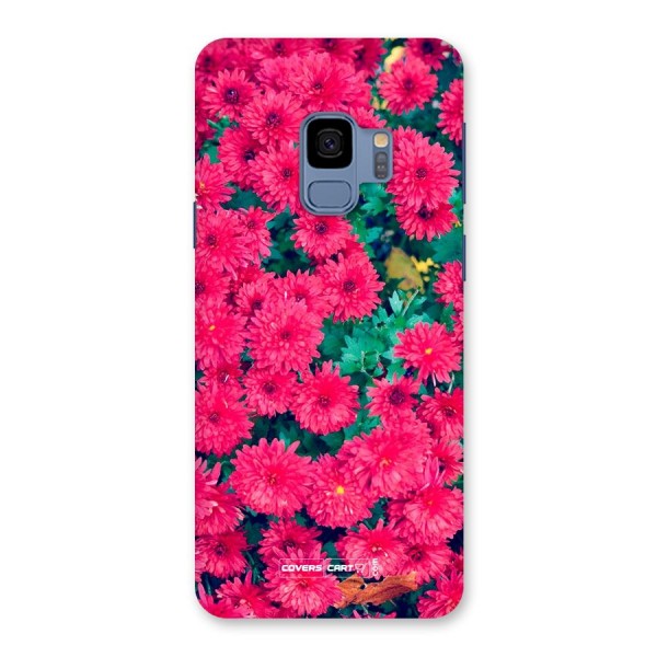 Pink Flowers Back Case for Galaxy S9