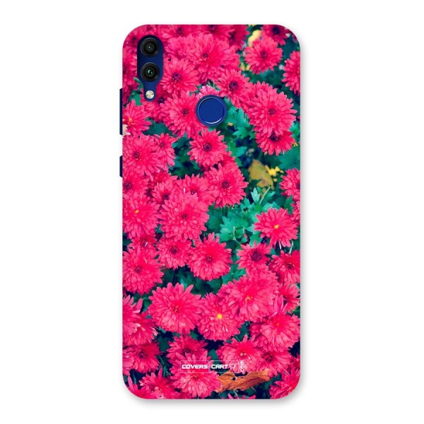 Pink Flowers Back Case for Honor 8C