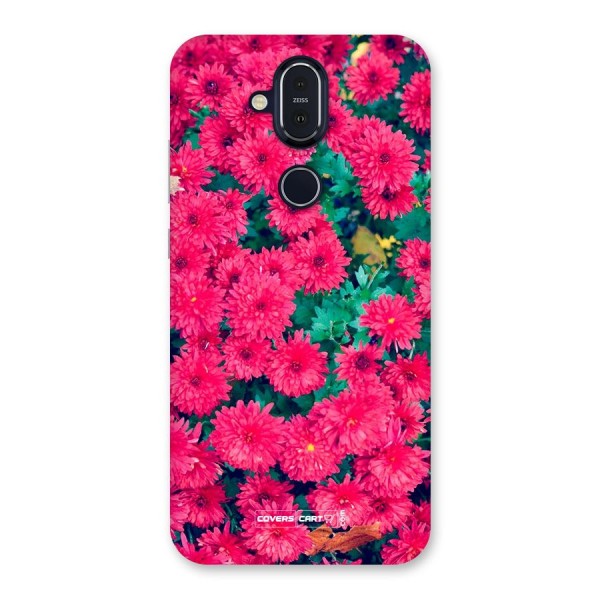 Pink Flowers Back Case for Nokia 8.1