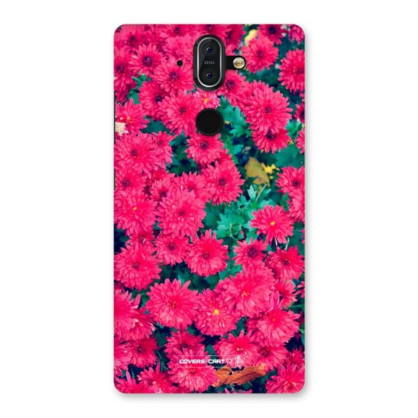 Pink Flowers Back Case for Nokia 8 Sirocco