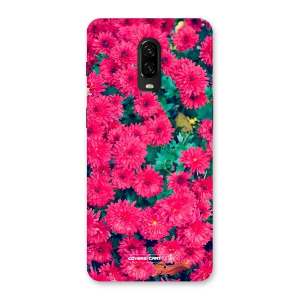 Pink Flowers Back Case for OnePlus 6T