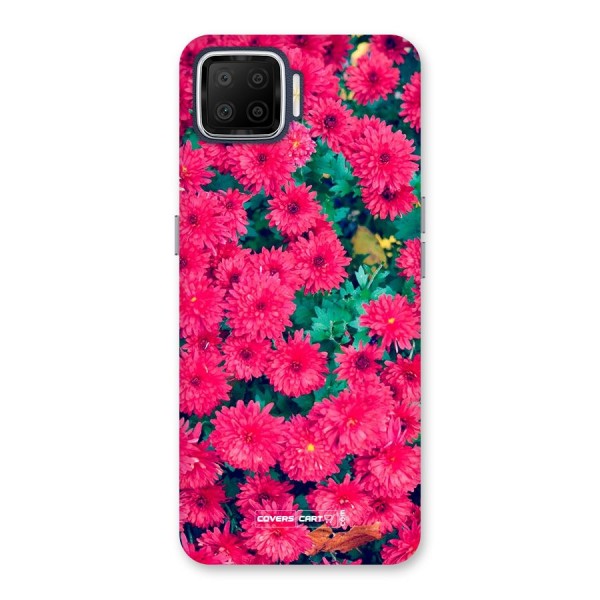 Pink Flowers Back Case for Oppo F17