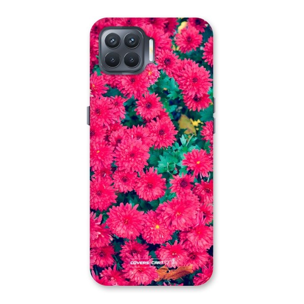 Pink Flowers Back Case for Oppo F17 Pro