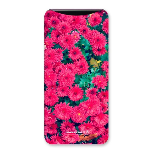 Pink Flowers Back Case for Oppo Find X