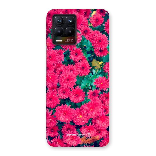 Pink Flowers Back Case for Realme 8