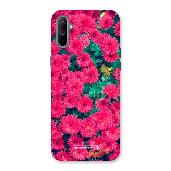 Pink Flowers Back Case for Realme C3