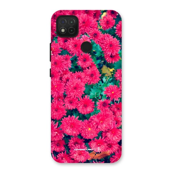 Pink Flowers Back Case for Redmi 9C