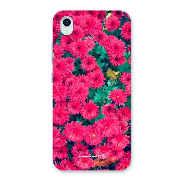 Pink Flowers Back Case for Vivo Y1s