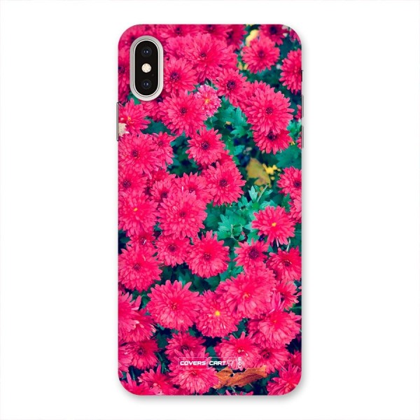 Pink Flowers Back Case for iPhone XS Max