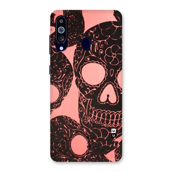 Pink Head Back Case for Galaxy A60