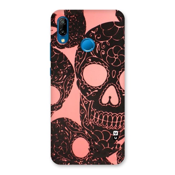 Pink Head Back Case for Huawei P20 Lite