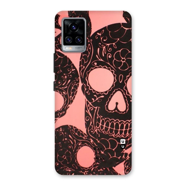 Pink Head Back Case for Vivo V20 Pro