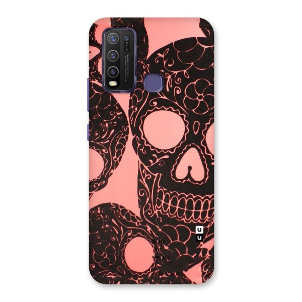 Pink Head Back Case for Vivo Y30