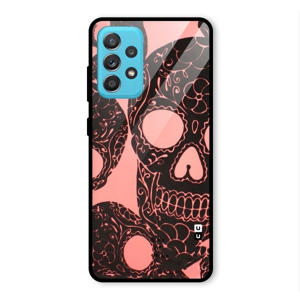 Pink Head Glass Back Case for Galaxy A52s 5G