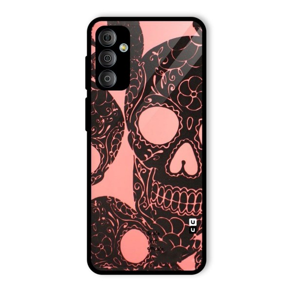 Pink Head Glass Back Case for Galaxy F23