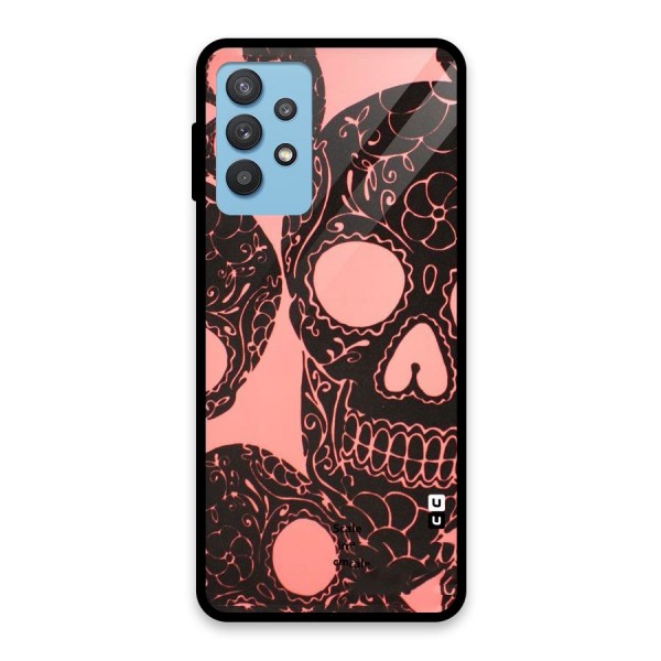 Pink Head Glass Back Case for Galaxy M32 5G