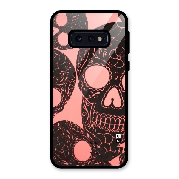 Pink Head Glass Back Case for Galaxy S10e