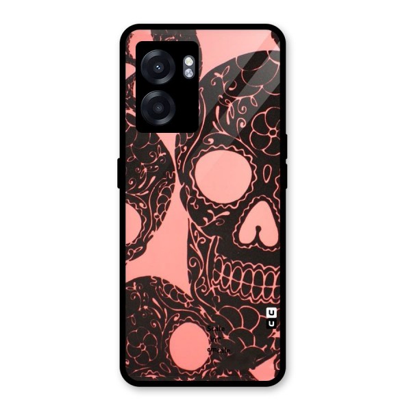 Pink Head Glass Back Case for Oppo K10 (5G)