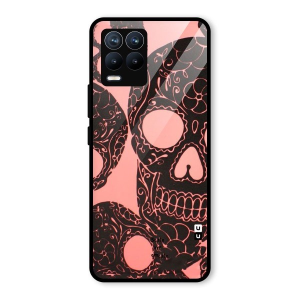 Pink Head Glass Back Case for Realme 8 Pro