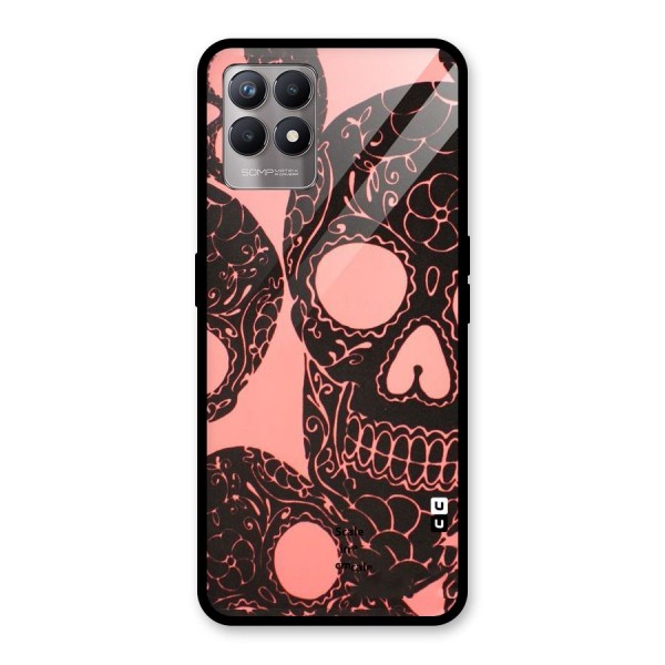 Pink Head Glass Back Case for Realme 8i