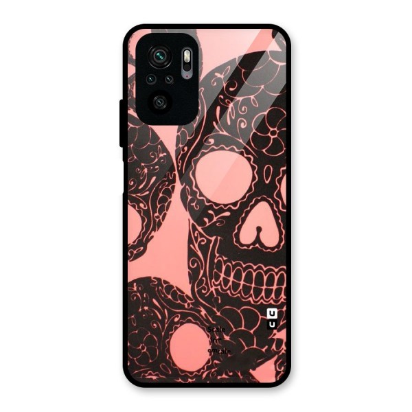 Pink Head Glass Back Case for Redmi Note 10