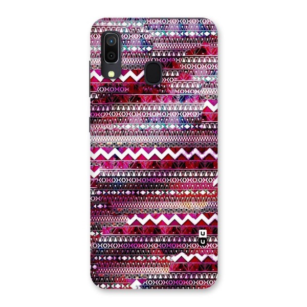 Pink Indie Pattern Back Case for Galaxy A20