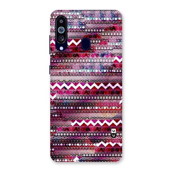 Pink Indie Pattern Back Case for Galaxy A60