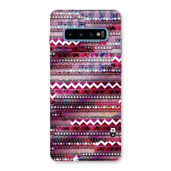 Pink Indie Pattern Back Case for Galaxy S10 Plus