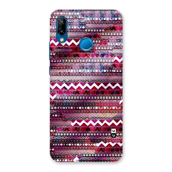 Pink Indie Pattern Back Case for Huawei P20 Lite