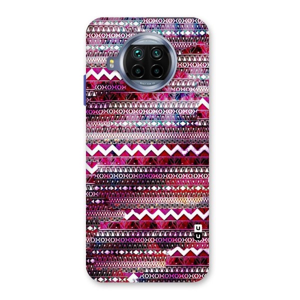 Pink Indie Pattern Back Case for Mi 10i