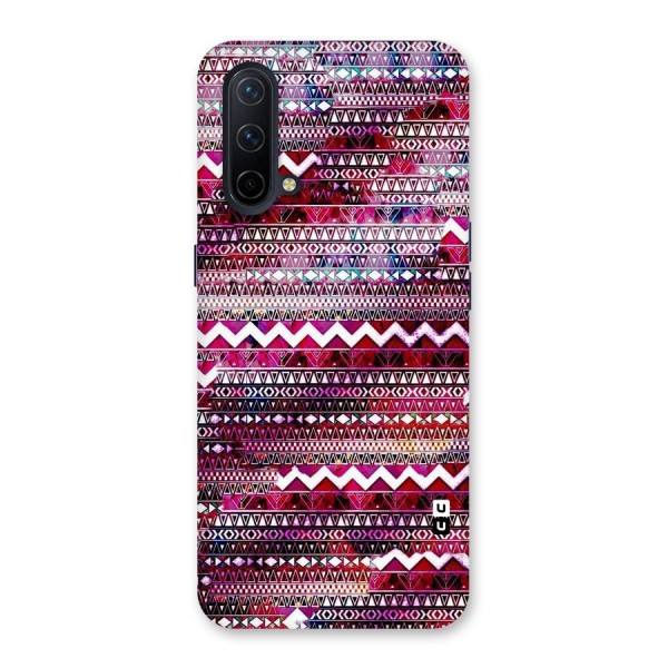 Pink Indie Pattern Back Case for OnePlus Nord CE 5G