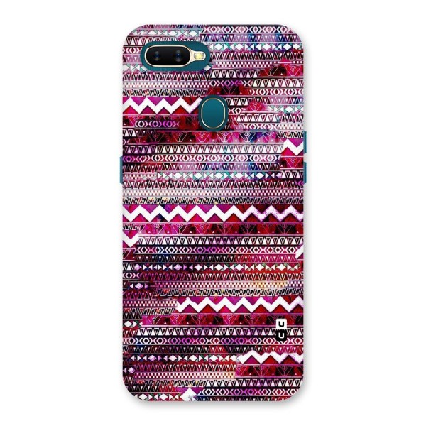 Pink Indie Pattern Back Case for Oppo A12