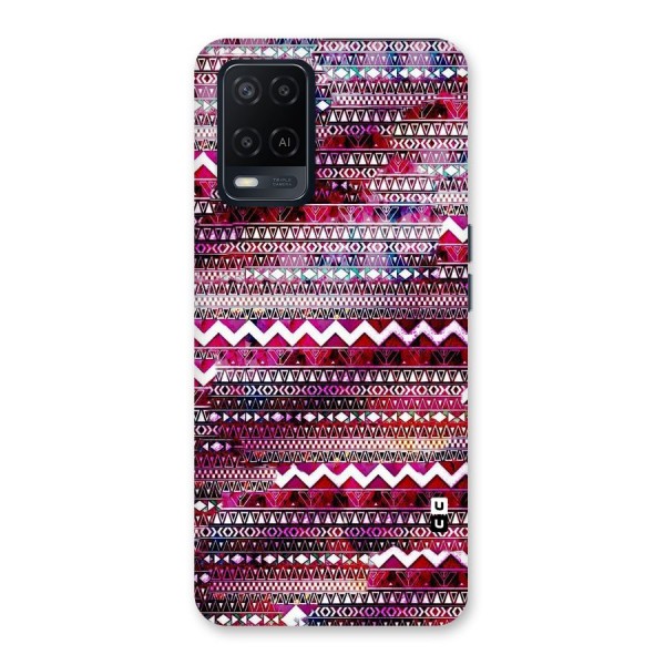 Pink Indie Pattern Back Case for Oppo A54