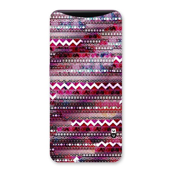 Pink Indie Pattern Back Case for Oppo Find X