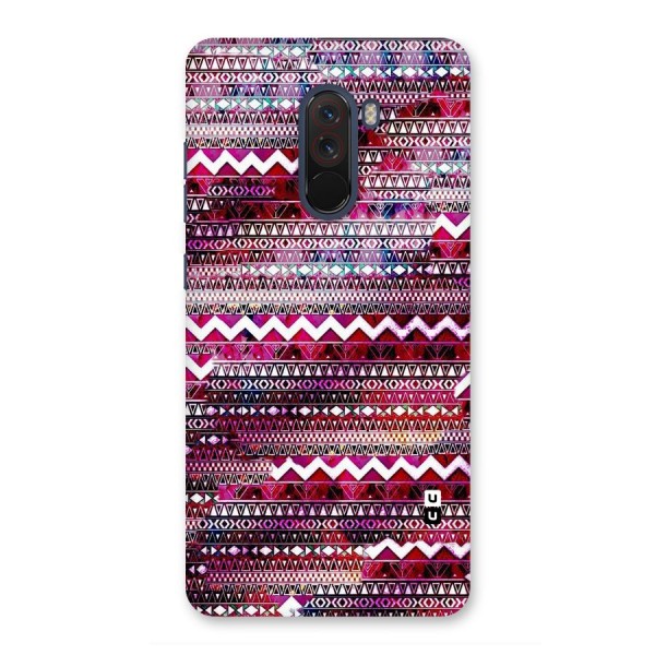 Pink Indie Pattern Back Case for Poco F1