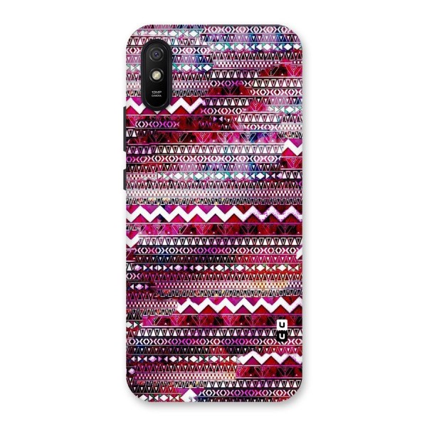 Pink Indie Pattern Back Case for Redmi 9i