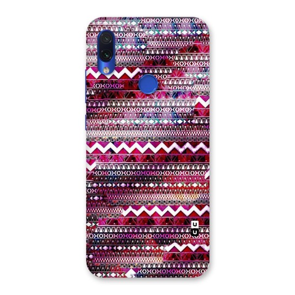 Pink Indie Pattern Back Case for Redmi Note 7