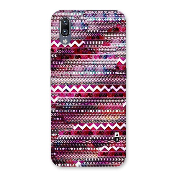 Pink Indie Pattern Back Case for Vivo NEX