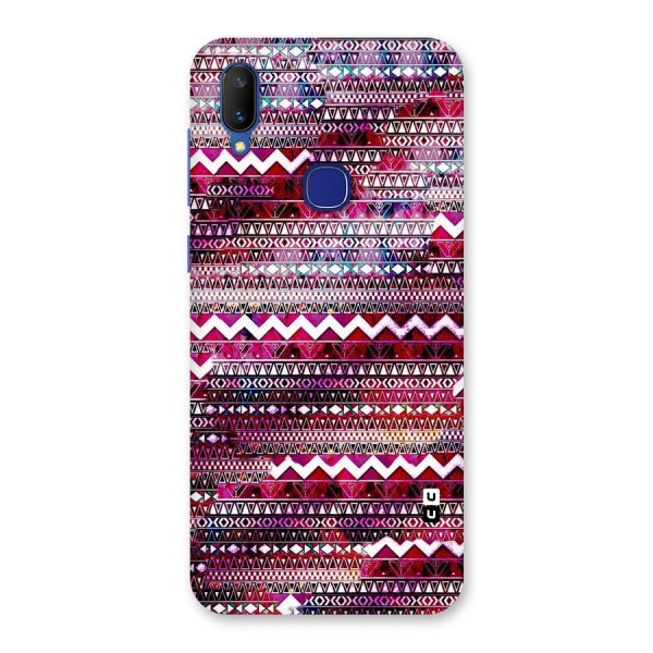 Pink Indie Pattern Back Case for Vivo V11