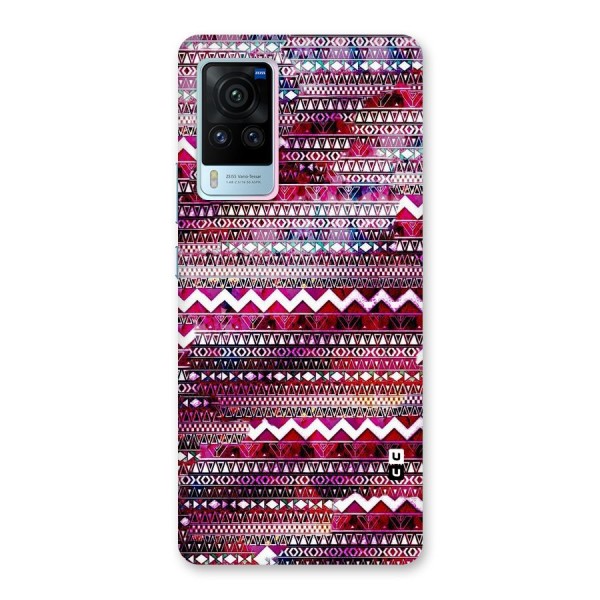 Pink Indie Pattern Back Case for Vivo X60 Pro