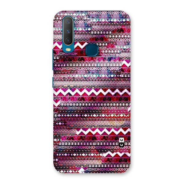 Pink Indie Pattern Back Case for Vivo Y15