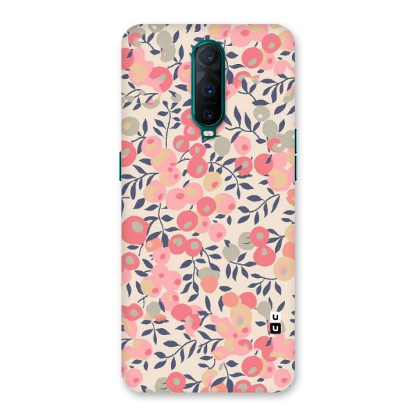 Pink Leaf Pattern Back Case for Oppo R17 Pro