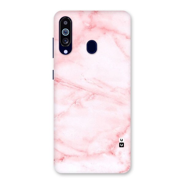 Pink Marble Print Back Case for Galaxy A60