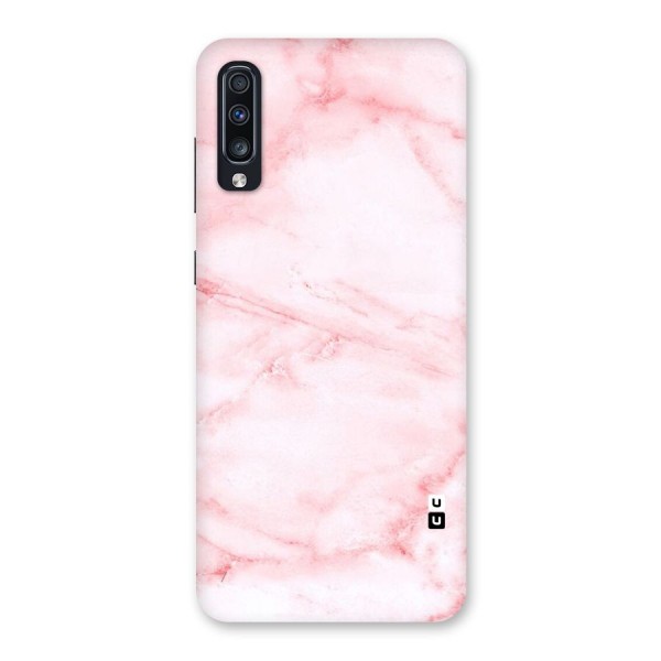 Pink Marble Print Back Case for Galaxy A70s